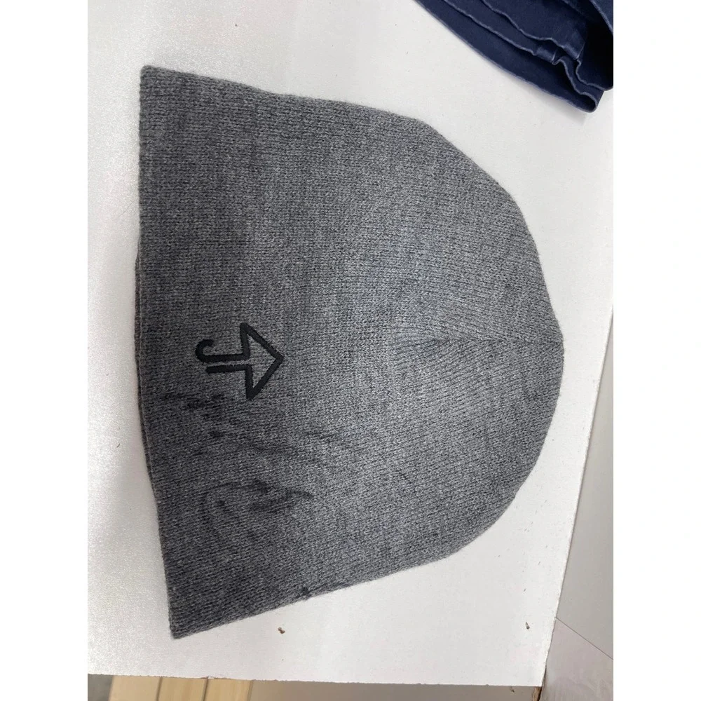 Sick Puppies Band Beanie Hat Heather Grey Embroidered Logo Signed Autographed